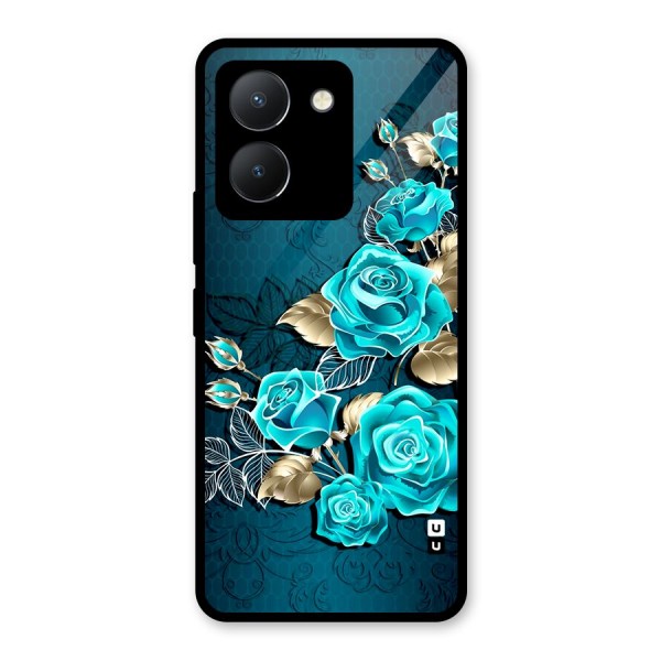 Rose Sheet Glass Back Case for Vivo Y36