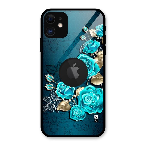 Rose Sheet Glass Back Case for iPhone 11 Logo Cut