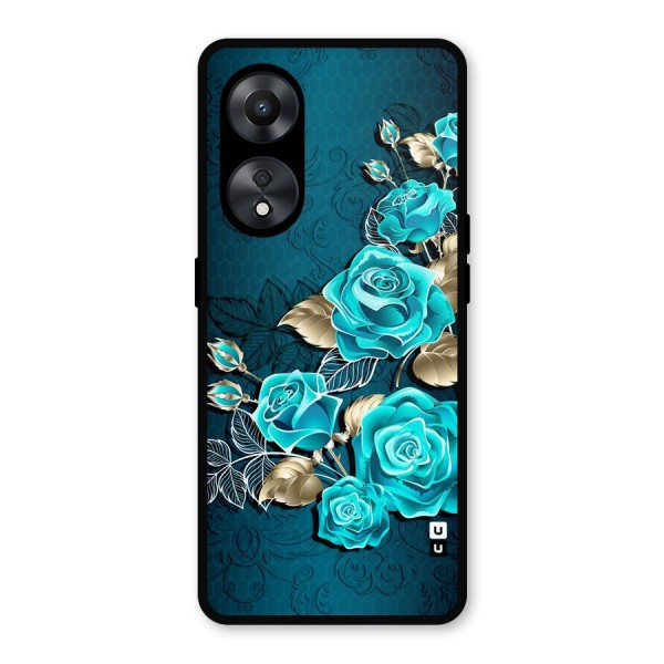 Rose Sheet Metal Back Case for Oppo A78