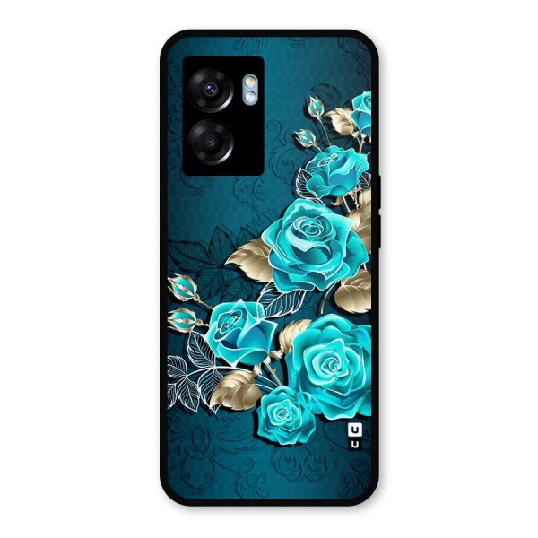 Rose Sheet Metal Back Case for Oppo K10 (5G)