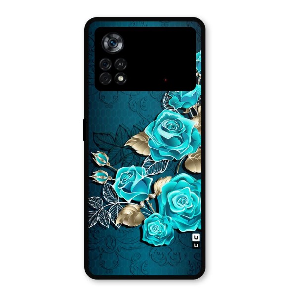 Rose Sheet Metal Back Case for Poco X4 Pro 5G