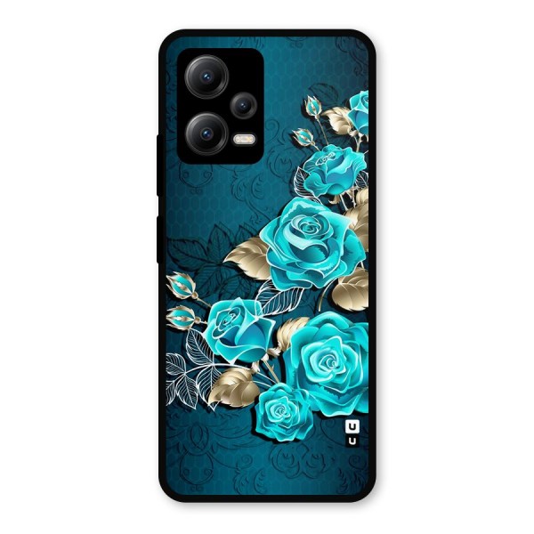 Rose Sheet Metal Back Case for Poco X5