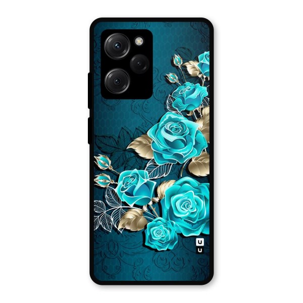 Rose Sheet Metal Back Case for Poco X5 Pro