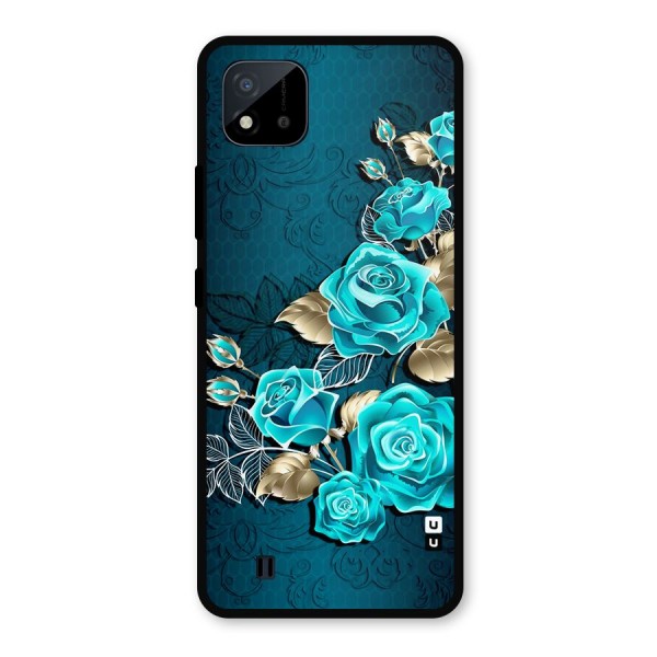 Rose Sheet Metal Back Case for Realme C11 2021