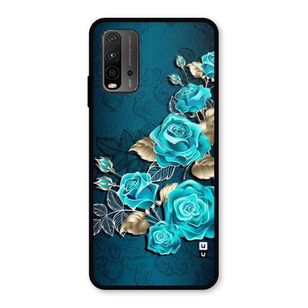 Rose Sheet Metal Back Case for Redmi 9 Power