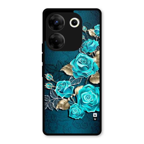 Rose Sheet Metal Back Case for Tecno Camon 20