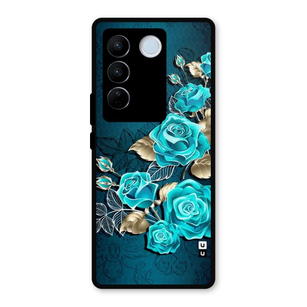 Rose Sheet Metal Back Case for Vivo V27