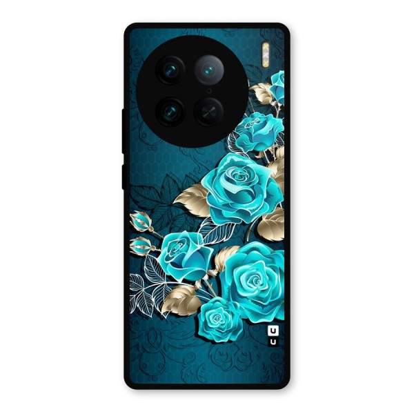 Rose Sheet Metal Back Case for Vivo X90 Pro