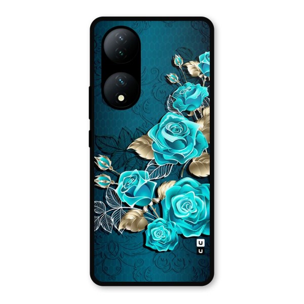 Rose Sheet Metal Back Case for Vivo Y100