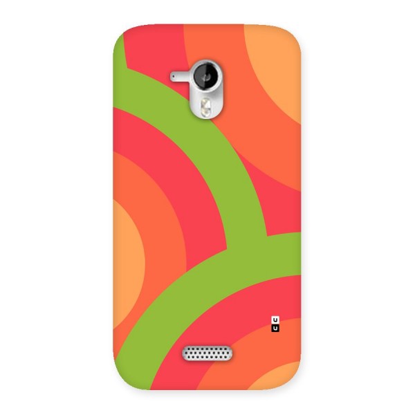 Rounded Shapes Back Case for Canvas HD A116