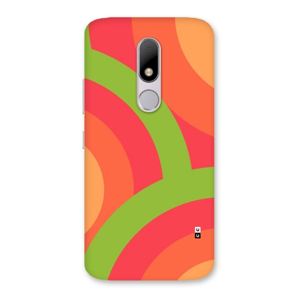 Rounded Shapes Back Case for Moto M