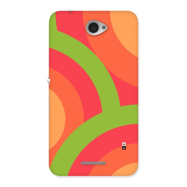 Rounded Shapes Back Case for Xperia E4