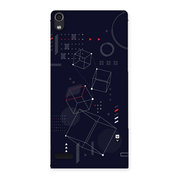 Royal Abstract Shapes Back Case for Ascend P6