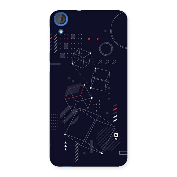 Royal Abstract Shapes Back Case for Desire 820s