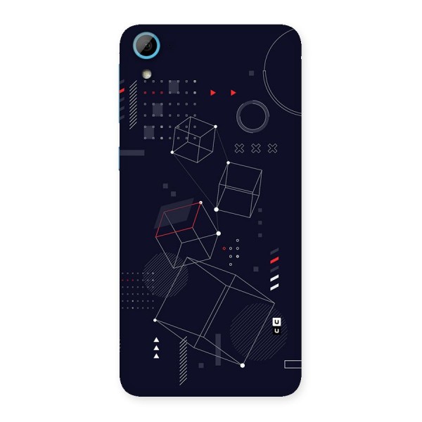 Royal Abstract Shapes Back Case for Desire 826