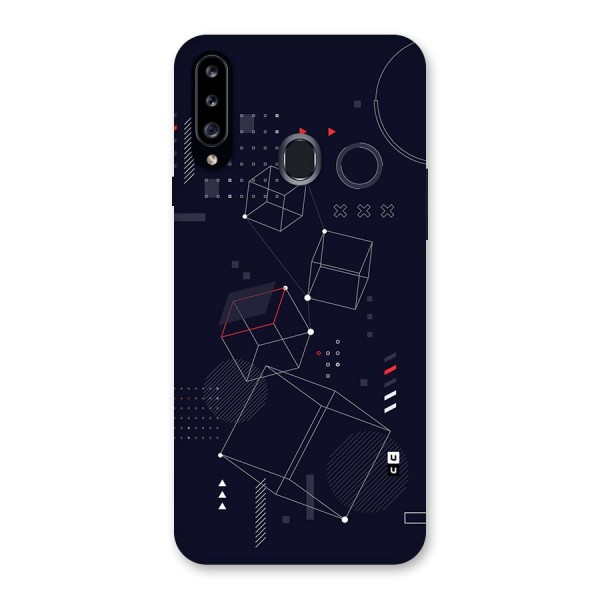 Royal Abstract Shapes Back Case for Galaxy A20s