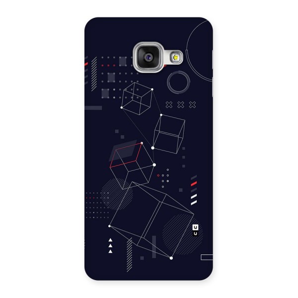 Royal Abstract Shapes Back Case for Galaxy A3 (2016)