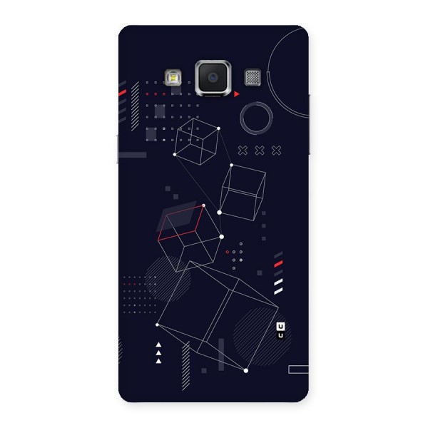 Royal Abstract Shapes Back Case for Galaxy A5