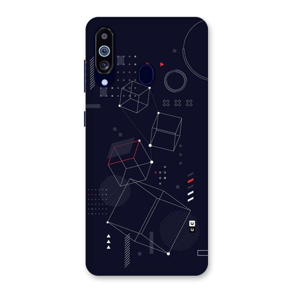 Royal Abstract Shapes Back Case for Galaxy A60