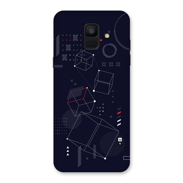 Royal Abstract Shapes Back Case for Galaxy A6 (2018)