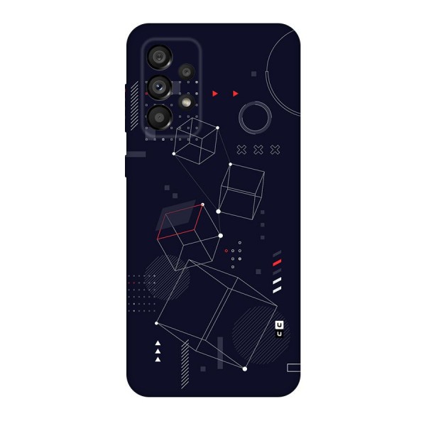 Royal Abstract Shapes Back Case for Galaxy A73 5G