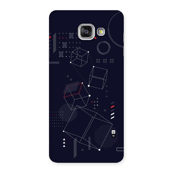 Royal Abstract Shapes Back Case for Galaxy A7 (2016)