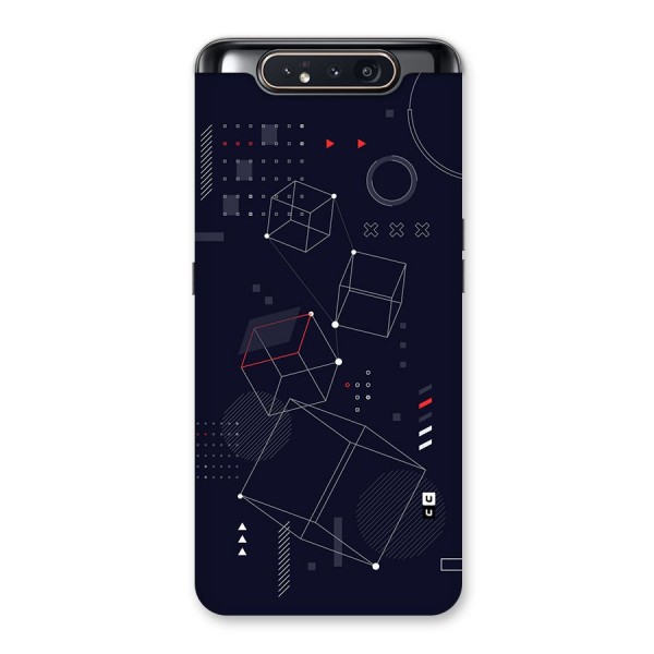 Royal Abstract Shapes Back Case for Galaxy A80