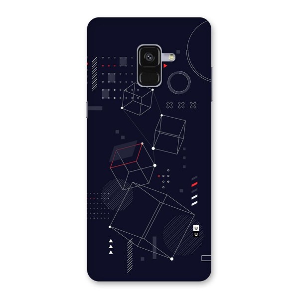 Royal Abstract Shapes Back Case for Galaxy A8 Plus