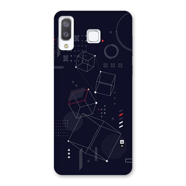 Royal Abstract Shapes Back Case for Galaxy A8 Star