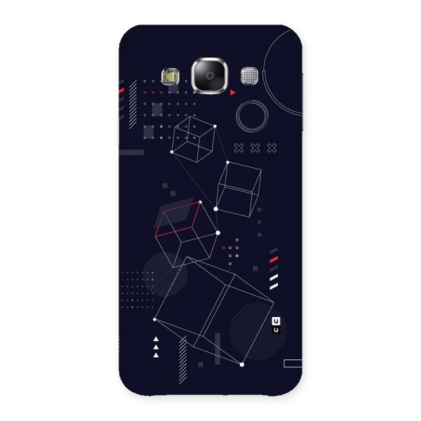 Royal Abstract Shapes Back Case for Galaxy E5