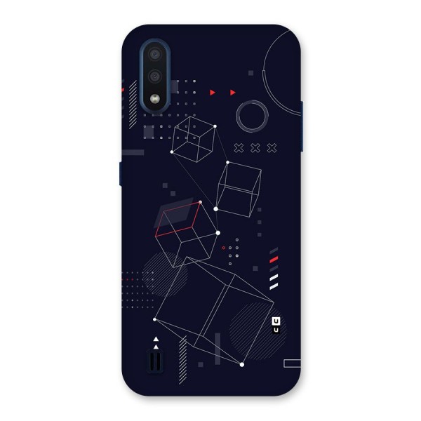 Royal Abstract Shapes Back Case for Galaxy M01