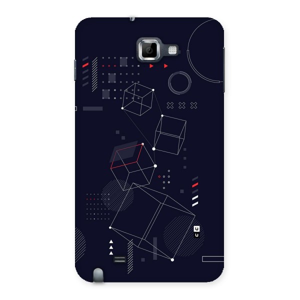 Royal Abstract Shapes Back Case for Galaxy Note