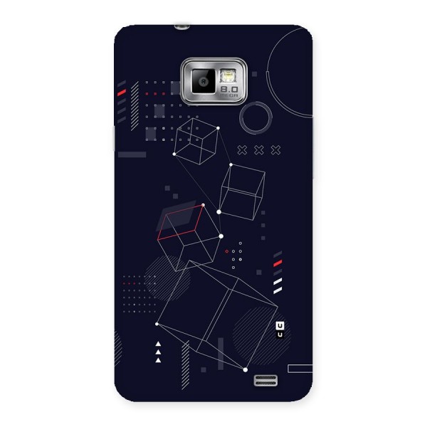 Royal Abstract Shapes Back Case for Galaxy S2