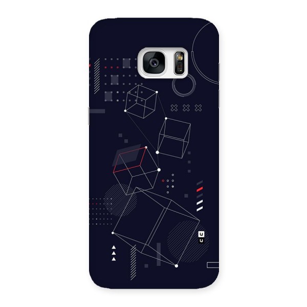 Royal Abstract Shapes Back Case for Galaxy S7 Edge