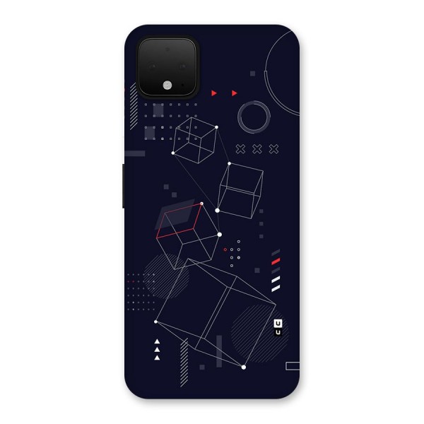 Royal Abstract Shapes Back Case for Google Pixel 4 XL