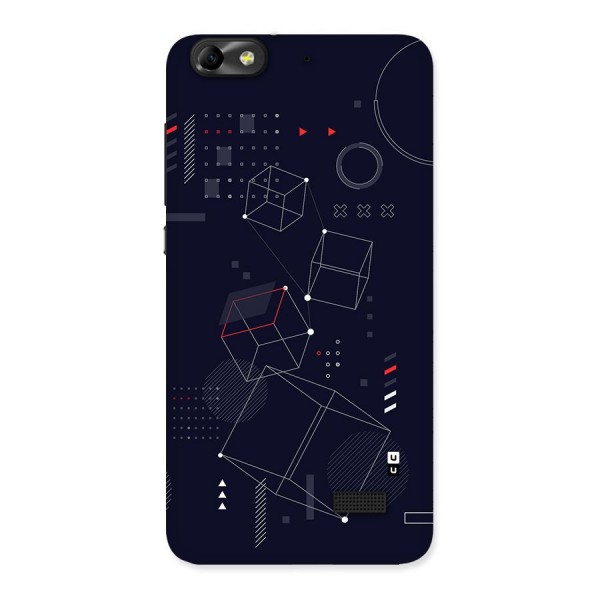 Royal Abstract Shapes Back Case for Honor 4C