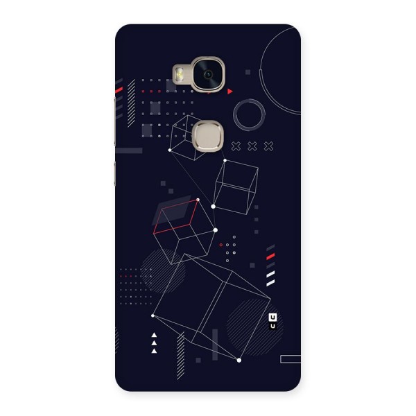 Royal Abstract Shapes Back Case for Honor 5X