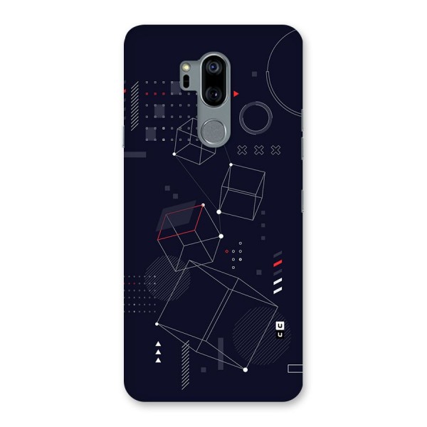 Royal Abstract Shapes Back Case for LG G7