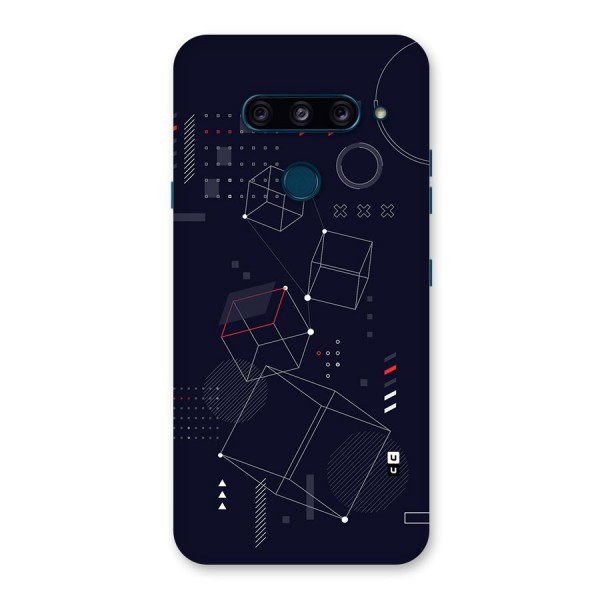 Royal Abstract Shapes Back Case for LG  V40 ThinQ