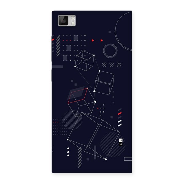 Royal Abstract Shapes Back Case for Mi3