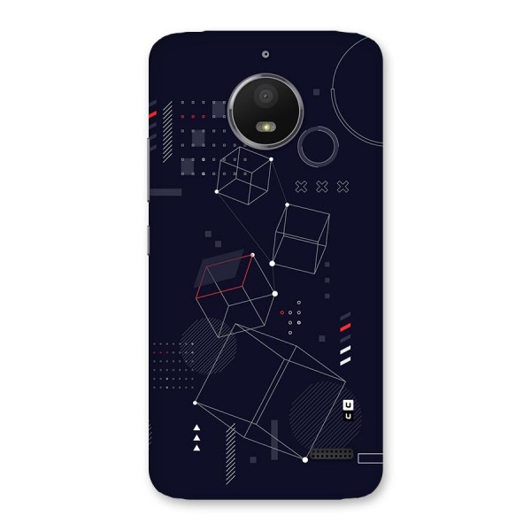 Royal Abstract Shapes Back Case for Moto E4