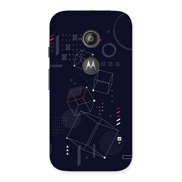 Royal Abstract Shapes Back Case for Moto E 2nd Gen
