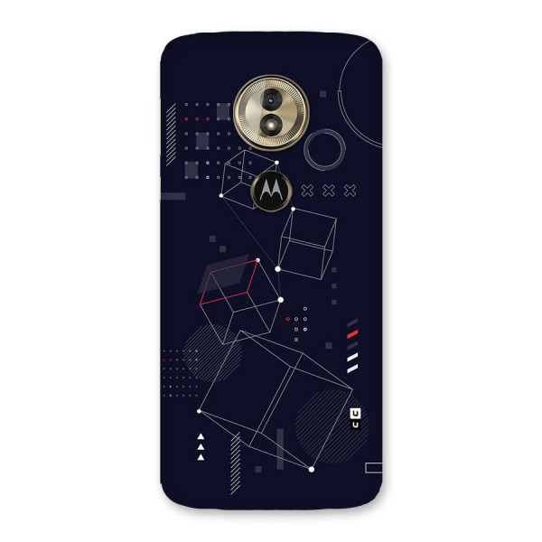 Royal Abstract Shapes Back Case for Moto G6 Play