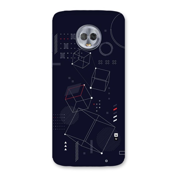 Royal Abstract Shapes Back Case for Moto G6 Plus
