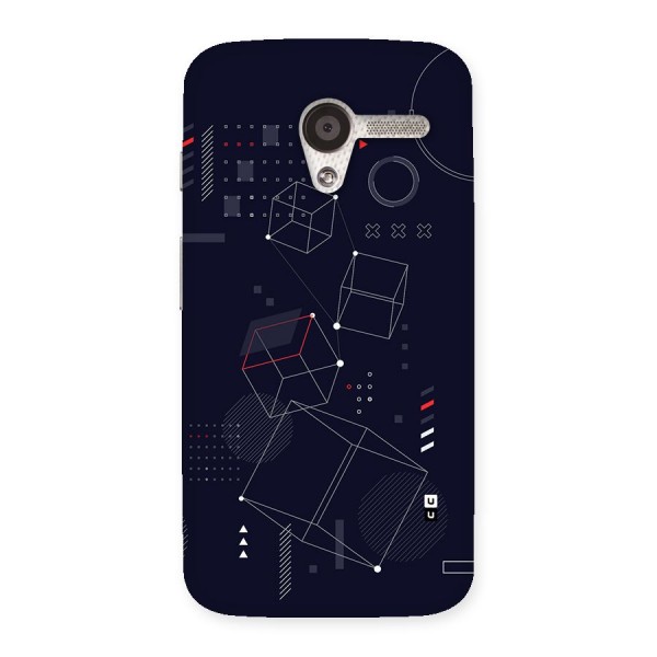 Royal Abstract Shapes Back Case for Moto X