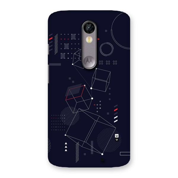 Royal Abstract Shapes Back Case for Moto X Force