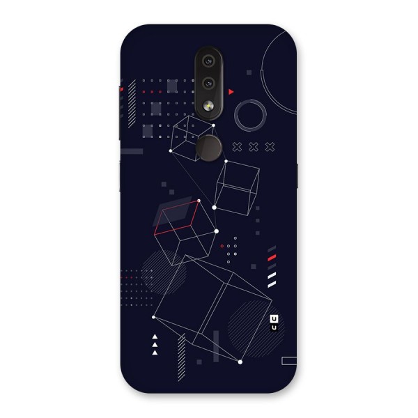 Royal Abstract Shapes Back Case for Nokia 4.2