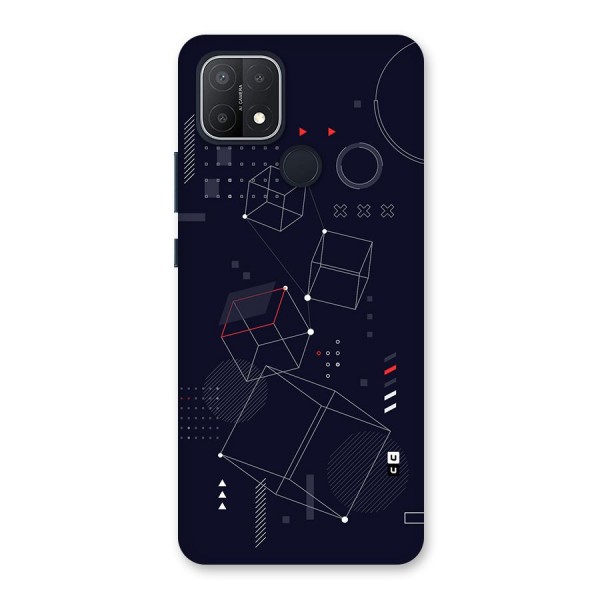 Royal Abstract Shapes Back Case for Oppo A15