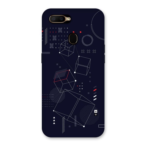 Royal Abstract Shapes Back Case for Oppo A5s