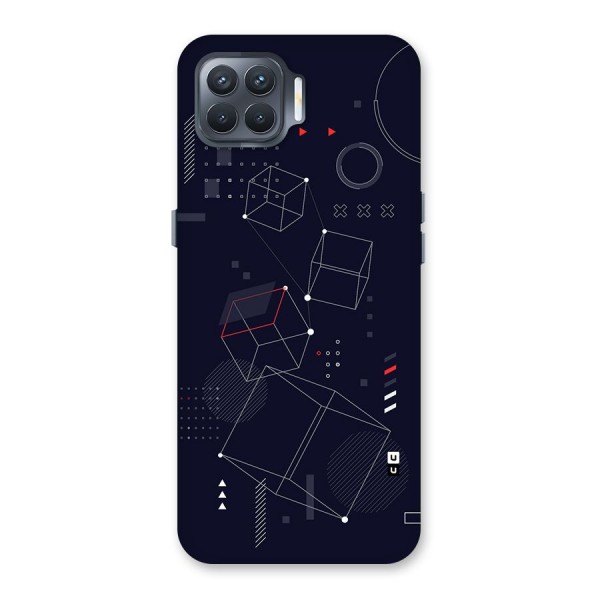 Royal Abstract Shapes Back Case for Oppo F17 Pro